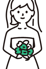 タキシード姿の女性